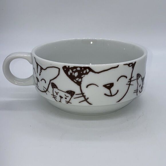 Shelley Dieterichs illustrated cat mug bowl - Picture 3 of 9